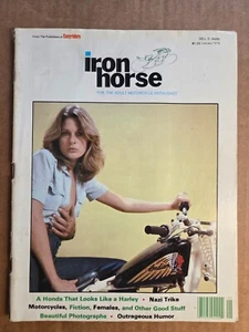 Vintage 1979 n. 1 Primo Numero Iron Horse Rivista Biker Chopper Harley Davidson - Foto 1 di 6