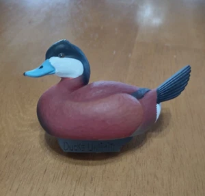 Ducks Unlimited Jett Brunet 2013 Ruddy Drake Miniature Duck Decoy Figurine - Picture 1 of 9