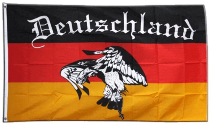 Fahne Fanflagge Deutschland 6 Flagge Fußball Hissflagge 90x150cm - Bild 1 von 1