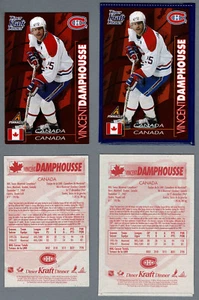 1997-98 Kraft Dinner Canadiens Vin Damphousse Redemption postal más caja tarjeta - Imagen 1 de 1