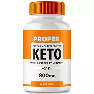Proper Keto Capsules, Proper Keto Pills Weight Loss (60 Capsules) - Picture 1 of 3