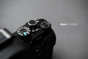 LIM'S Genuine Leather Soft Shutter Release Button for Leica Sony DSLR SLR Black - Picture 1 of 12