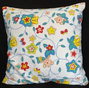 cuscino 17" camera da letto asilo nido tessuto cotone stampa animalier giungla - Foto 1 di 4