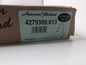 American Standard 4279300.013 Delancey Pull-Down Kitchen Faucet, Polished Nickel - Picture 1 of 6