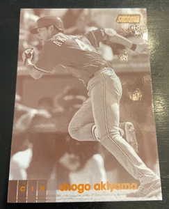 2020 Stadium Club Shogo Akiyama Sepia Negative RC - Picture 1 of 2