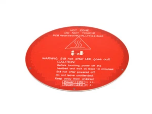 Stampante 3D Delta rostock substrato alluminio rotondo letto caldo MK3 - Foto 1 di 2