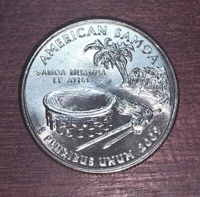 2009-D - American Samoa - U.S Territory State Quarter - UNC from US Mint - Image 1 of 4