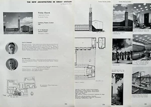 Trinity Church - Lansbury - Poplar - London E - 1951 Press Cutting 524 - Picture 1 of 9