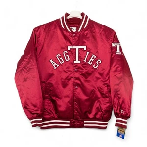 Vintage Starter Jacket Texas A&M Aggies College Vault Satin Starter Jacket 2XL - Bild 1 von 7