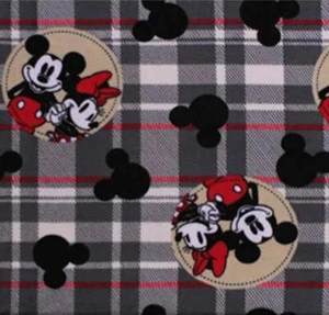 Handmade Single Layer Fleece 58"x 72" Throw Blanket "Mickey and Minnie Mouse Bad - Picture 1 of 2