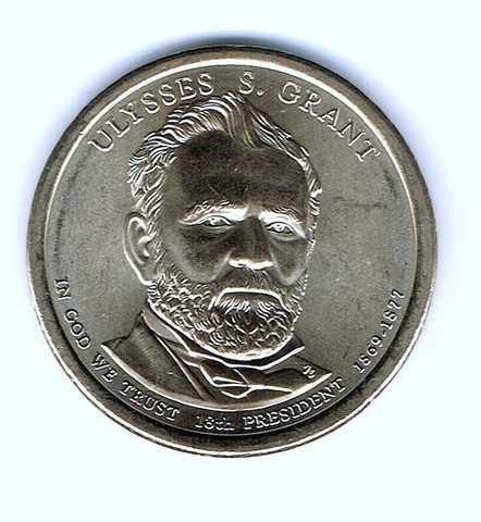 2011-D $1 Ulysess Grant Brilliant Uncirculated 18TH Presidential Dollar Coin! Cover