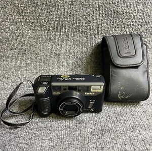 Konica 35mm Super Tele 70 fotocamera pellicola MR.70LX con custodia e cinturino - Foto 1 di 8