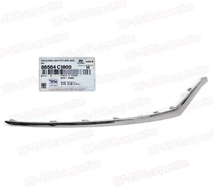 GENUINE ® Front Bumper Lower Chrome Molding RIGHT 18-19 SONATA sport 86564C1800 - Picture 1 of 1