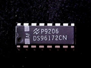 DS96172CN - National Semiconductor RS-485/RS-422 Quad Diff Line Drver  (DIP-16) - Imagen 1 de 1