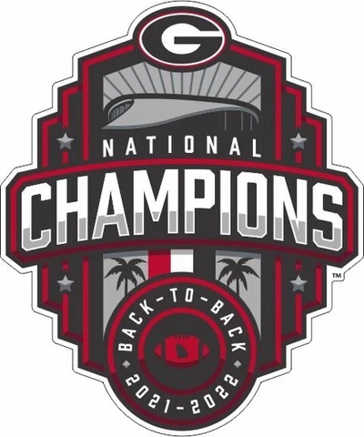 UGA GEORGIA Bulldogs Large 2022 National Champions MAGNET Cover