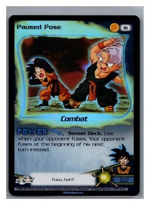 1x DBZ CCG POSE PAUSADA 16 HOLO FOIL FUSIÓN SAGA PUNTUACIÓN DRAGON BALL Z - Imagen 1 de 1