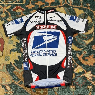 Camiseta Nike USPS Team Trek Tyler Hamilton Tour The France Talla Pequeña Hecha en Italia Foto 1 de 4