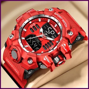 FOXBOX Wasserdicht Uhren für Herren Luxus Sport Chronograph Alarm Armbanduhr - Bild 1 von 27