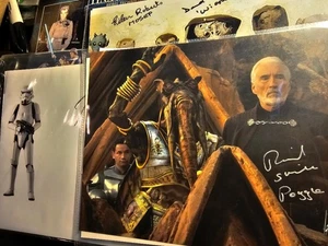 Lot of TEN Star Wars Signed 8x10 Photos  - each with  COA   ... great collection - Picture 1 of 23