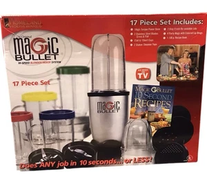 The Original Magic Bullet 17 piece set. Mostly new in box. Missing few pieces.  - Picture 1 of 6