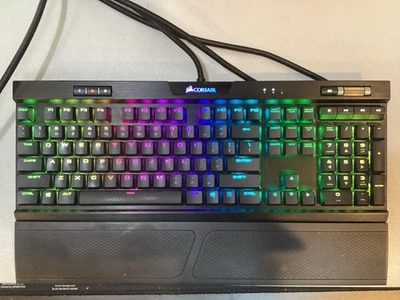 CORSAIR - K70 RGB MK.2 LOW PROFILE RAPIDFIRE Mechanical Cherry MX - Quiet Keys - Image 1 of 4