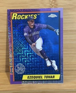 2025 Topps Series 2 Ezequiel Tovar Silver Pack Mojo Refractor /150 - Picture 1 of 2