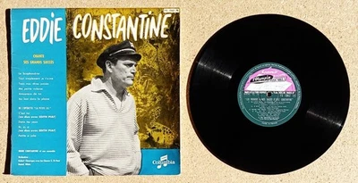 RARE LP 25 cm 1956 d' Eddie CONSTANTINE dédicacé à l'Olympia - Excellent état - Photo 1/4