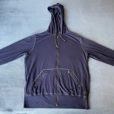 Aviator USA Women’s Long Sleeve Full Zip Blue Hooded Sweatshirt Size 4 - Image 1 of 4