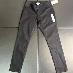 Isabel by Ingrid and Isabel Jeans Women's Sz 6 Black Maternity Skinny Entubado - Picture 1 of 7