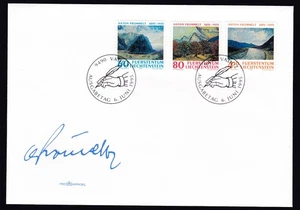 Liechtenstein FDC 1995 Michel 1108/10 Birth Centenary of Anton Frommelt - Picture 1 of 2