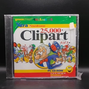 25,000 Clipart Clip Art Vol. 3 Xtra Picture Browser PC CD-Rom - New Sealed - Picture 1 of 3