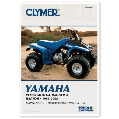 2002-2008 Yamaha YFM80 Raptor ATV Clymer Repair Manual - Image 1 of 2