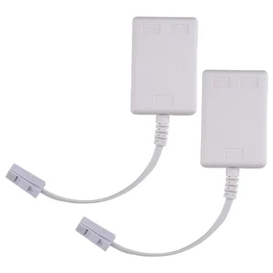 BT Stecker ein ADSL RJ11 Breitband Internet Mikrofilter Splitter 2 Pack, BT4362 - Afbeelding 1 van 6