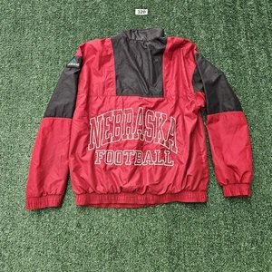 Vintage ADIDAS EQUIPMENT Track Jacket Nebraska Football size small - Picture 1 of 16