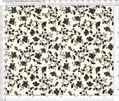 Challis Rayon Printed Dusky, Woven Fabric, Floral Fabric - Image 1 of 3