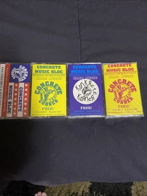 Brand New Concrete Corner Cassettes Still Sealed Free Shipping 94-95 Foto 1 de 4