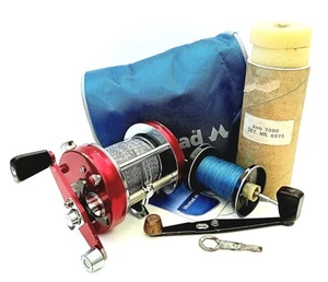 Vintage Fishing Reel Abu Garcia Sweden Ambassadeur 7000 Multiplier Extras Bundle - Picture 1 of 12