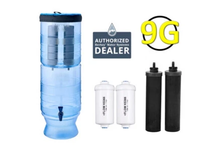 Berkey Light Water Filter w/ 2 Black Berkey Elements & 2 Berkey Fluoride - NEW - Image 1 of 4