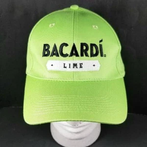 New Bacardi Lime Baseball Hat Cap Green Promo Advertising Strapback (2 Avail) - Picture 1 of 4