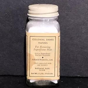 Vintage / Antik Kolonial Damen Enthaarungsmittel zum Entfernen überflüssiger Haare - Bild 1 von 9