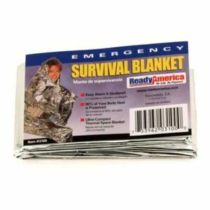 First Aid Kit 25-Pack Emergency Survival Blankets Ready America Plastic - Picture 1 of 1