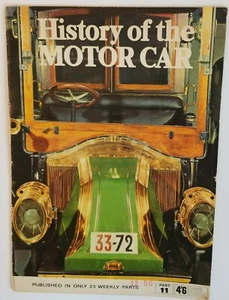 Motor Car History of the Part 11 Large Format Soft Cover Printed Italy 1970 E1G - Picture 1 of 6