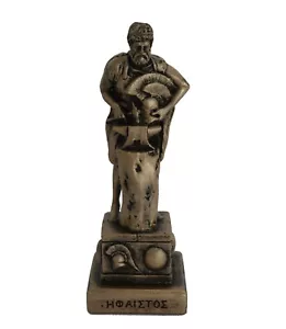 Hephaistos altgriechischer Gott des Schmietens Skulptur Statue Bronzeeffekt - Bild 1 von 5
