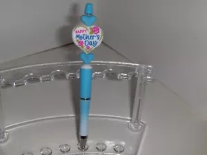 NEW - Blue and White Retractable pen - Happy Mother's Day - Picture 1 of 2