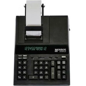 Monroe MNE2020PLXB Medium Duty Calculator Black - Picture 1 of 1