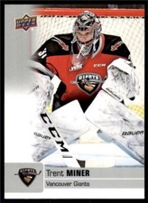 2019-20 UD CHL Base Set #98 Trent Miner - Vancouver Giants