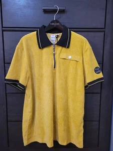 Puma x Pronounce Yellow Short Sleeve Polo Shirt Men’s Size: Large NWT - Picture 1 of 11