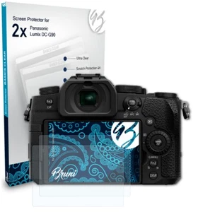 Bruni 2x Écran protecteur pour Panasonic Lumix DC-G90 Protecteur d'écran - Photo 1 sur 4