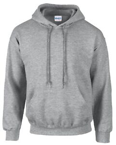 Gildan hoodie Pullover Heavy Blend Hood Mens Plain Hooded Sweatshirt Hoody S-5XL