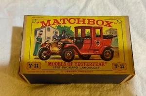 Matchbox Models of Yesteryear Y-11 1912 Packard Landaulet - Picture 1 of 6